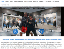 Tablet Screenshot of djsmartialarts.com